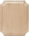Walnut Hollow 8-Inch by 10-Inch Basswood French Corner Wide Edge Plaque