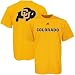 adidas Colorado Buffaloes Gold Prime Time T-shirt