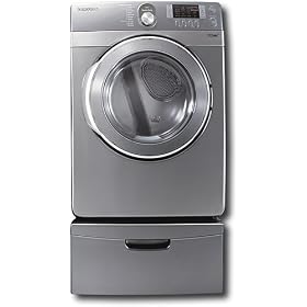 Samsung : DV448AGP 7.4 cu. ft. Super Capacity Gas Dryer - Stainless Platinum