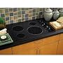 GE : JP346BMBB 30in Smoothtop Electric Cooktop - Black
