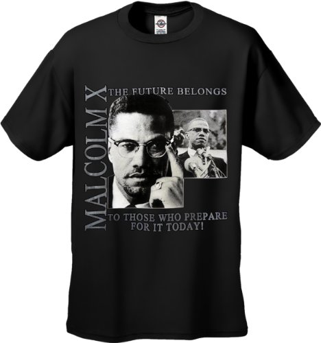 African American Heroes - Malcolm X Mens T-Shirt #B306