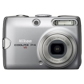 Nikon Coolpix P4 Digital Compact Camera [8MP 3 X O[ptical Zoom]