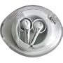 Earhugger White Max Life Air Cushion Stereo Earbuds With Winding Case
