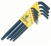 Bondhus 10936 set of 12 Balldriver L-wrenches, ProGuard Finish, sizes .050-5/16-Inch