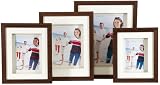 BROWN PINE WOOD PHOTO FRAME 10 in x 8 in