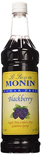 Monin Sugar Free Blackberry Syrup Made With Splenda 1 Liter By Monin