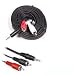 Ex-Pro 1.2m - Standard - 3.5mm to 2x Phono's Stereo Cable (Audio L+R)- Suitable for iPod, MP3 Players etc.