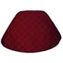 Burgundy Wine Pintucked Wedge-Shaped Placemat for Round Tables