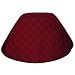 Burgundy Wine Pintucked Wedge-Shaped Placemat for Round Tables