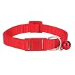 Savvy Tabby Nylon Cat Collar Tomato Red