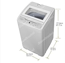 Home Comfort 6.6 lb/3kg/1 cuft Pulsator Washer with SS Tub (HCWP0602)