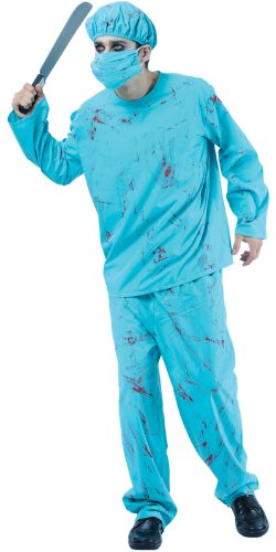 Imagen 2 de Bloody Surgeon Doctor Halloween Fancy Dress Costume Small (disfraz)