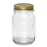 Bormioli Rocco Fido Italian Glass Jar Limited Design with Lid - 5oz