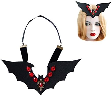 Gothic Handmade Vampire Bat Hair Band Headband