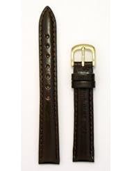Ladies Genuine Italian Leather Watchband Brown 11mm Watch Band - by JP Leatherworks
