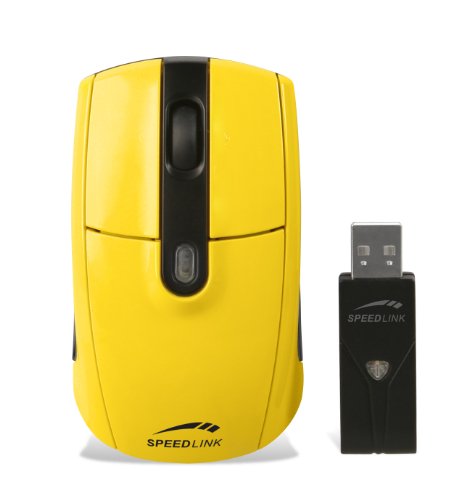Speed-Link Speedlink Formula Laser Maus schnurlos gelb