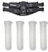 Paintball Kingman Spyder Black 4+1 Ammo Harness + Tubes