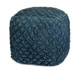 New IMAX Aubra Square Fabric Pouffe Ottoman High Quality Modern Design Beautiful Reasonable Price