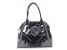Baby Phat Black & Grey Iriana Large Satchel Handbag