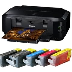 Canon Tintenstrahldrucker IP4700 + 20 Patronen + USB-Kabel + 100 Blatt Fotopapier 10x15cm