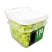 100 NEW Softcore Yellow Range Golf Balls in a Free Bucket