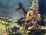 Leben und Taten des scharfsinnigen Ritters Don Quijote von der Mancha  Federzeichnung Wilfried Zeller Zellenberg - Miguel de Cervantes Saavedra, A.F. Rottensteiner