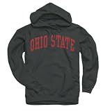 Ohio State Buckeyes Dark Heather Arch Hooded Sweatshirt