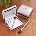 Boxer Novelty Gifts For Him Chrome Belly Button Brush & Clasped Storage Case