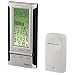 Hama Elektronische Wetterstation EWS-380, schwarz/silber, mit Funkuhr, Datum und Wecker