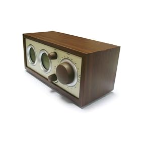 Classical AM/FM Radio Alarm Clock in Wood Frame