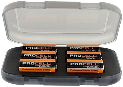 6 Duracell Procell 3V Lithium Batteries Bulk with Battery Case FAST USA SHIP