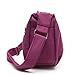 Color Scissor Women's Casual Travel Nylon Shoulder Bag Crossbody Messenger Bag Handbags Purple