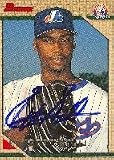 Everett Stull, Montreal Expos, 1996 Bowman Autographed Card