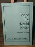 Verse for Harold Pinter