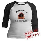 2/2 Marines Warlords Marine wife Jr. Raglan by CafePress