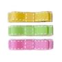 Mini Bow - White stitch set of 3 color combo 2