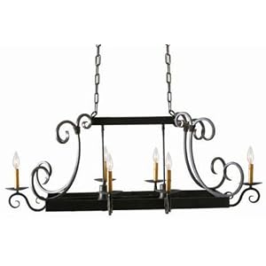 2nd Ave Caiden Kitchen Pot Rack with Shade