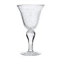 Bubble Glass Goblets Set of 4 - Clear