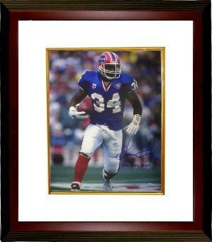 Thurman Thomas Autographed/Hand Signed Buffalo Bills 16x20 Photo Custom Framed 1991 MVP