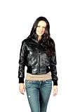 Knoles & Carter Women's Relaxed Fit Leather Bomber
