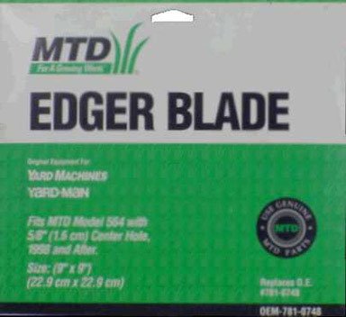 Childrens Toyshop  Outdoor Living : 9X9 MTD EDGER BLADE (Arnold Corp. OEM-781-0748)