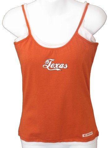 Buy Women`s Texas Longhorns Home Stretch Faux Double Layered Camisole