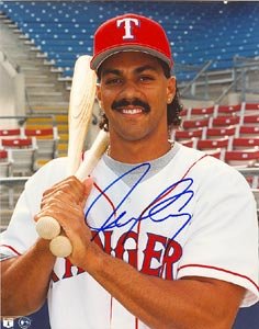 Juan Gonzalez Texas Rangers Signed 8x10 Photo