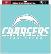 San Diego Chargers 18"x18" Die Cut Decal