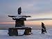 Inukshuk, Inuit Stone Landmark, Churchill, Hudson Bay, Manitoba, Canada Art Photographic Poster Print by Thorsten Milse, 40x30