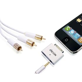 Dexim DWA007 AV Adapter with AV Cable for iPhone and iPod