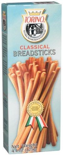 Torino Classical Regular Breadsticks, 4.25-Ounce Boxes (Pack of 12) by Classical Flatbreads