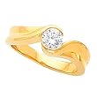 14K Yellow Gold Diamond Solitaire Engagement Ring - 0.50 Ct.