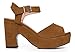 Women's Platform Ankle Strap Sandal - Chunky Open Peep Toe Shoe - Trendy Casual Block Heel - Comfortable Walking Heel