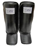Pro Impact Genuine Leather MMA Shin-Instep Guards XL